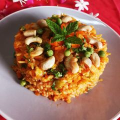 A picture of Tava Biryani.