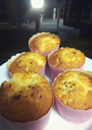 Foto resep Kue muffin keju choco chip