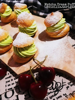 Foto resep Matcha Cream Puff