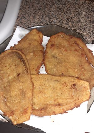 Una foto de 🍆Milanesas de berenjenas🍆