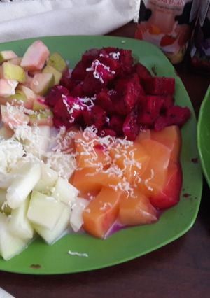 Foto resep Salad buah susu cimory😘