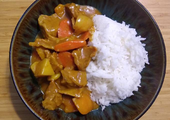 Steps to Prepare Award-winning Japanese Curry with Vegetarian Chicken