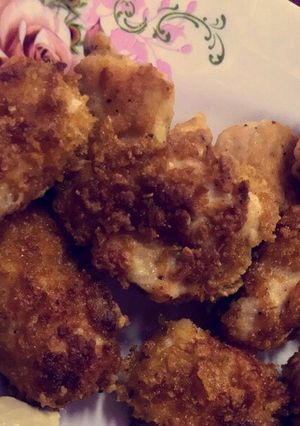 صورة لوصفة دجاج مقرمش 😻