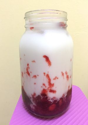 Foto resep Korean strawberry latte