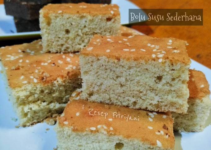 Anti Ribet, Memasak Bolu Susu Sederhana#Dapur Fitri Yang Mudah