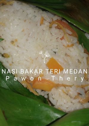 Foto resep Nasi Bakar Teri Medan