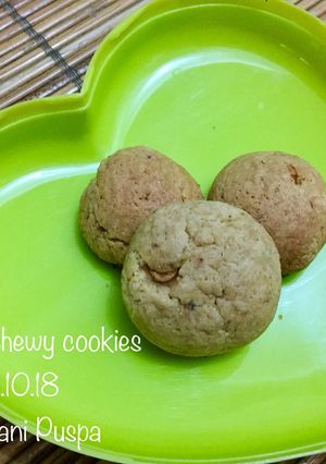 Foto resep Banana chewy cookies • praktis, no mixer 🍌🍪