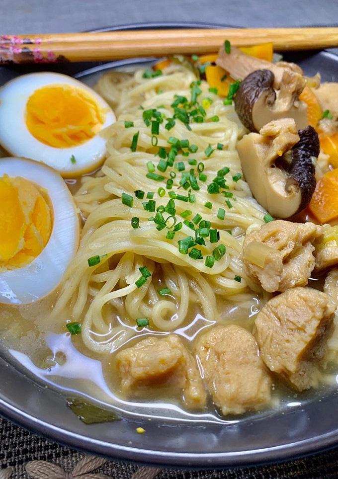 Una foto de Fideos ramen caseros