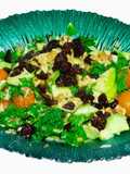 Summer Salad – Wild rice with veggies, nuts, and cranberries