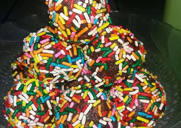 Cara Gampang Menyiapkan Choco balls pelangi🌈 yang Enak