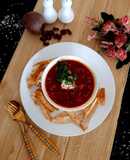 Vegan Ukrainian borscht