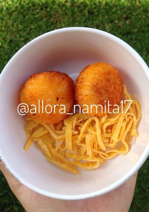 Foto resep Mpasi Allora 16m+,bola bola nasi abon
