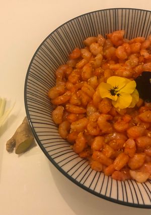 Une photo de Crevettes, citronnelle & piment 🌶🥣🌱