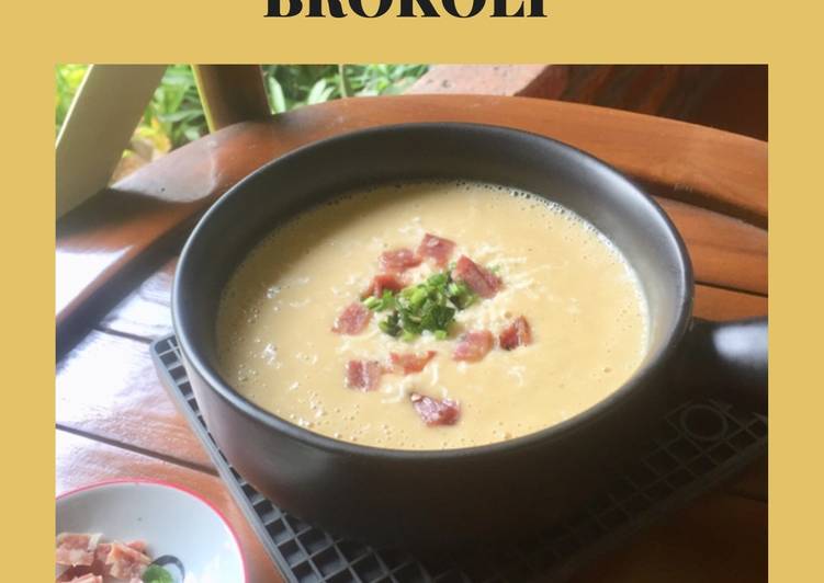 Cara Gampang mengolah Sup batang brokoli Lezat