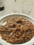 Lentejas de Bote con Guanciale en microondas