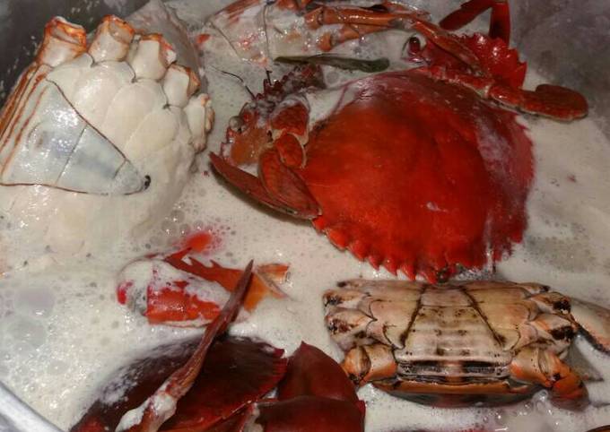 Langkah Mudah untuk Membuat Kepiting Santan kara, Menggugah Selera