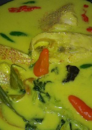 Foto resep Pangek masin ikan kakap merah