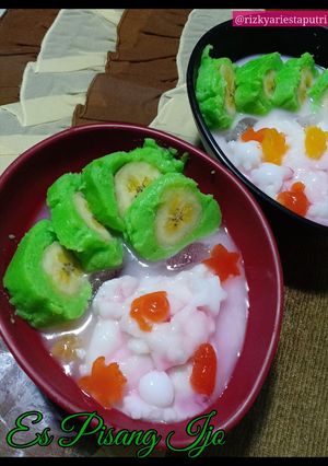 Foto resep Es Pisang Ijo