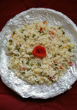 A picture of Veg pulao.