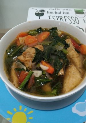 Foto resep Sop tahu kulit