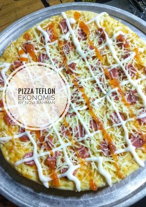Foto resep Pizza Teflon Ekonomis Anti Gagal