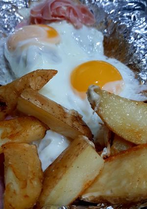Una foto de Papas a caballo🍳