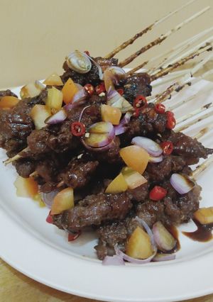 Foto resep Sate Sapi Kambing Maranggi No Bau Prengus