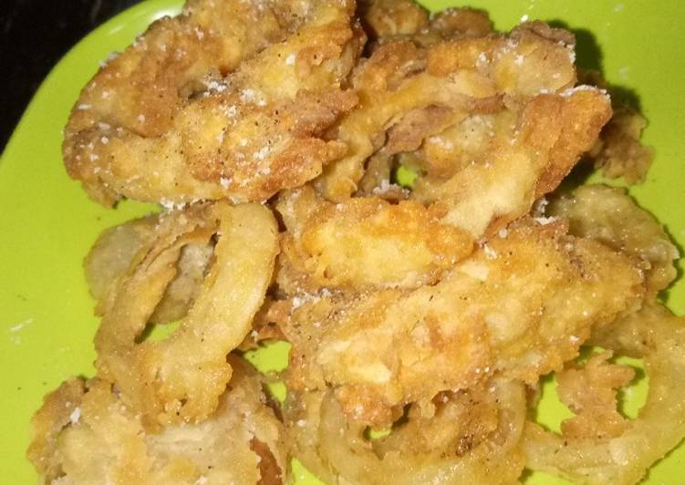 Recipe Appetizing Onion Ring Cemilan Buka Puasa Bikinramadhanberkesan