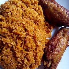 A picture of Party jollof rice.