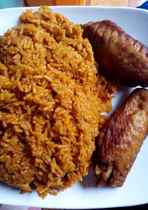 A picture of Party jollof rice.