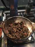 Berenjena con picadillo