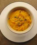 Sopa thai de zapallo y naranja