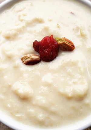 A picture of Sweet potato Kheer.