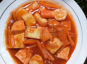 Foto resep Frozenfood Asam manis (Bakso ikan, Crabstick, tofu, dll)