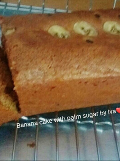 Foto resep Banana Cake with Palm Sugar