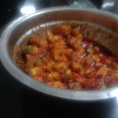A picture of Instant fresh mango achar.