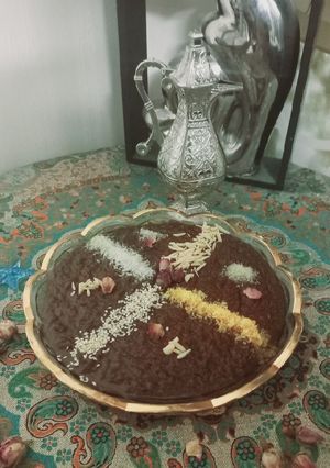عکسی از دستور حلوا عربی باشیرخشک بچه