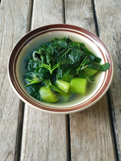 Foto resep Sayur Bening Bayam dan Oyong