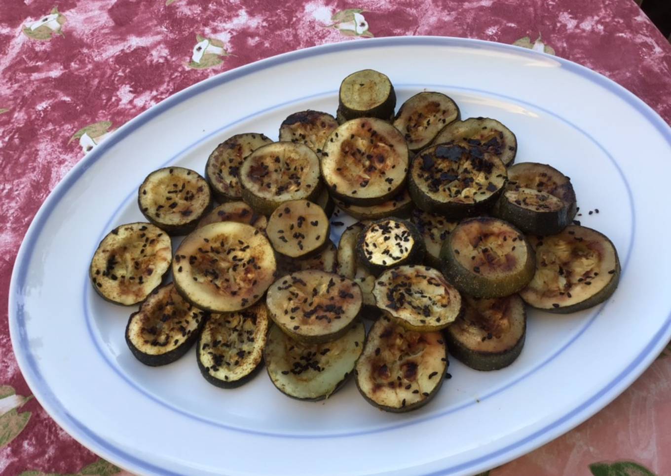 Courgettes grillées aux épices et citron (recette plancha)