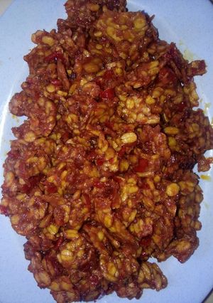 Foto resep Tempe kering pedas manis