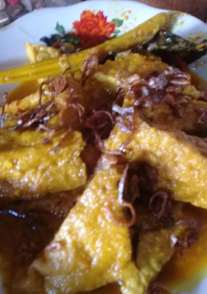 Foto resep Tahu tempe bumbu kuning