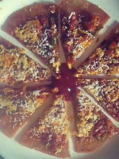 A picture of Wheat flour pizza.