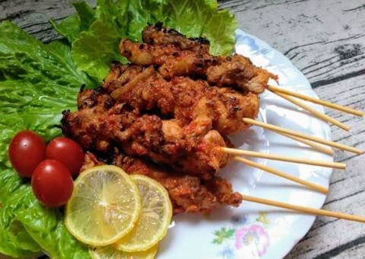 Bagaimana Membuat Sate ayam bumbu pedas yang Sempurna