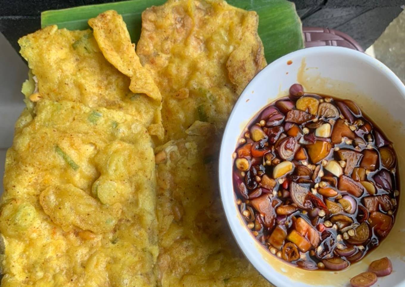 Tempe mendoan ala cilacap
