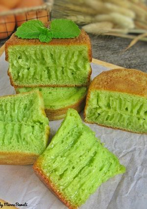 Foto resep Bika Ambon Pandan Mini