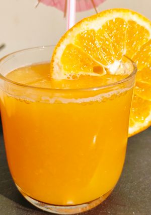 A picture of Fresh Orange Juice 🍊🍊🍊.