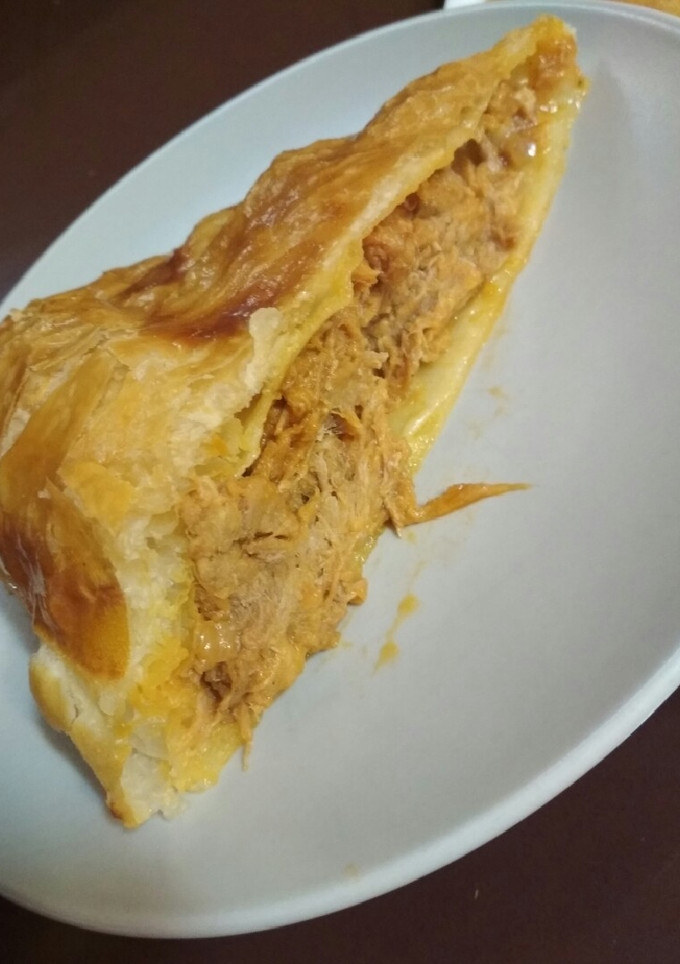 Una foto de Hojaldre relleno