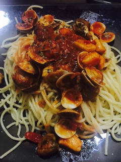 Una foto de Espaguettis a la marinera
