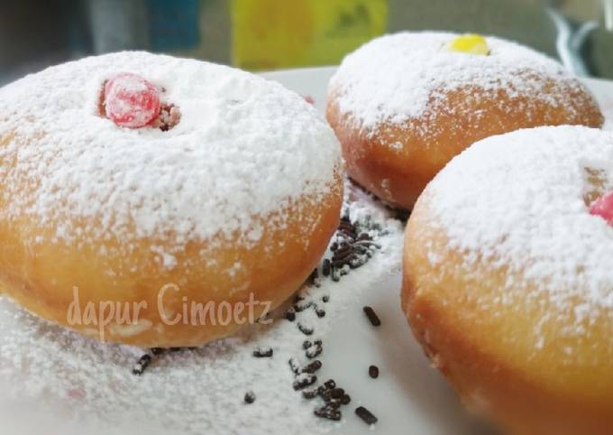 Cara Gampang Menyiapkan Donut menul irit tanpa telor,cocok untuk bakulan, Enak