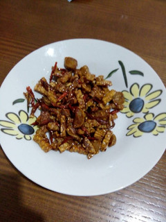 Foto resep Orek tempe & bakso kering Pedas Manis